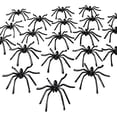 thumbnail image 4 of Paquete De 100 Arañas De Plástico Realistas Negras Espeluznantes 4.5 Cm Accesorios Falsos Para Fiestas De Halloween Novedad Decoraciones Divertidas Broma De Miedo,11 Afortunado Sencillez, 4 of 5
