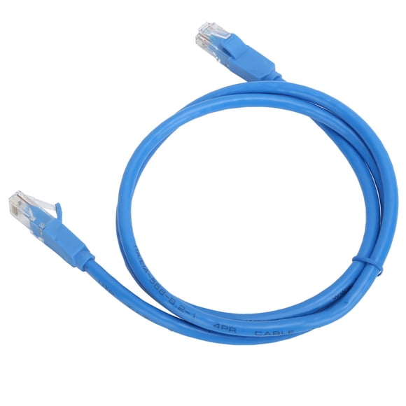 Cable de red cableado 568B Transmisión estable Cable de redes Gigabit 1 metro de largo Baja pérdida para equipos electrónicos