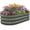 Gray, variant on Raised Garden Bed Outdoor 4x2x1ft, Quccifan Heavy Duty Galvanized Metal Planter Box for Vegetables Flowers, Durable Steel Garden Bed for Backyard Patio Balcony, Gray