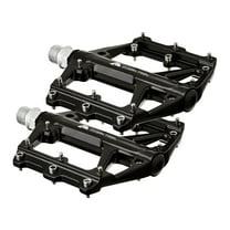 Ozark Trail Aluminum Mountain Bicycle Pedals, Compact and Durable, Black
