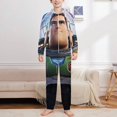 thumbnail image 2 of Buzz Lightyear Toy Story Kids Pajamas One Piece Hooded Union Suit Onesie PJs Sleepwear for Boys Girls, 2 of 7