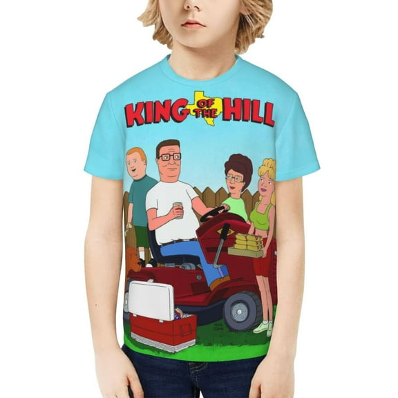 King Of The Hill Youth T-shirt Graphic Short Sleeve Top Shirts Tees for Boys Girls