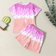 thumbnail image 6 of CONROSES Baby Boys Summer Outfit Set Ice Cream Graphic Short Sleeve T-Shirt Shorts Clothes Sets for Kids, Sizes 9-10 Years, 6 of 6