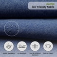 thumbnail image 4 of Covers & all Durable and Stylish Flat Bean Bag Featuring Olefin Fabric, UV Resistant for Bean Bag Lounger - Navy Blue (XXL, 79 L × 59 W × 12 H inch)(Beans not included), 4 of 6