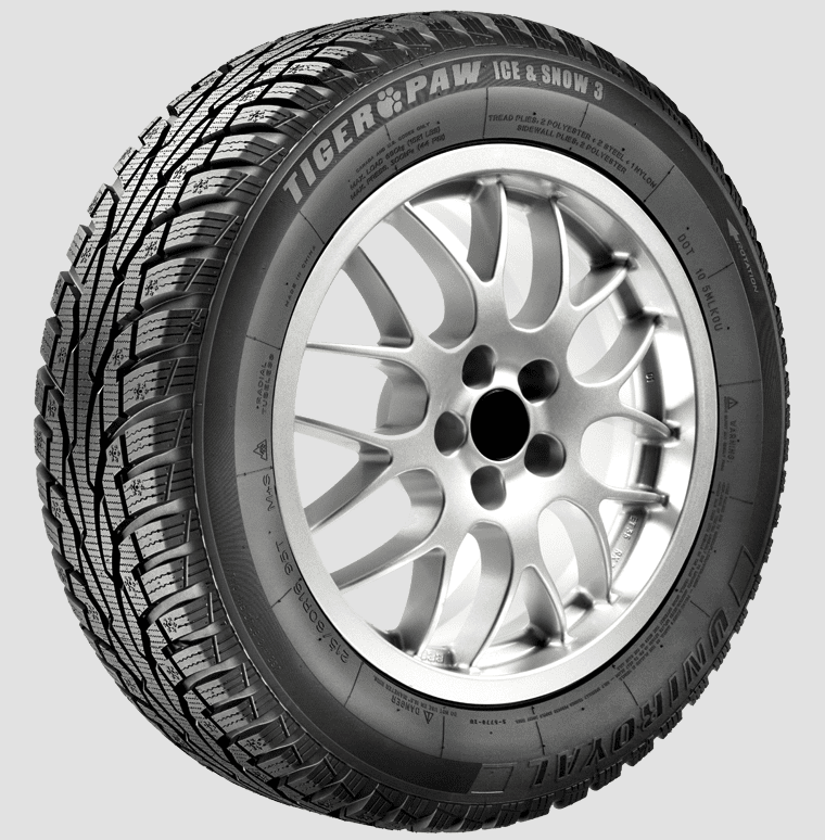 Uniroyal Tiger Paw Ice & Snow 3 tire 235/40R19 92V winter passenger car tire