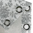 thumbnail image 4 of Ambesonne Floral Grommet Curtain, Petals, 50" x 72", Dimgray, 4 of 6