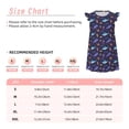 thumbnail image 3 of Fotbe Cute Shark Vestido de Dormir para Niñas de 3 a 10 Años, Mangas Cortas, Estilo Princesa, Pijama Camisón con Mangas Voladas-XX-Large, 3 of 6