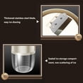 thumbnail image 5 of Home Manual Ice Crusher Slush Machine with Stainless Steel Blade Portable Detachable Slushie Machines White, 5 of 5