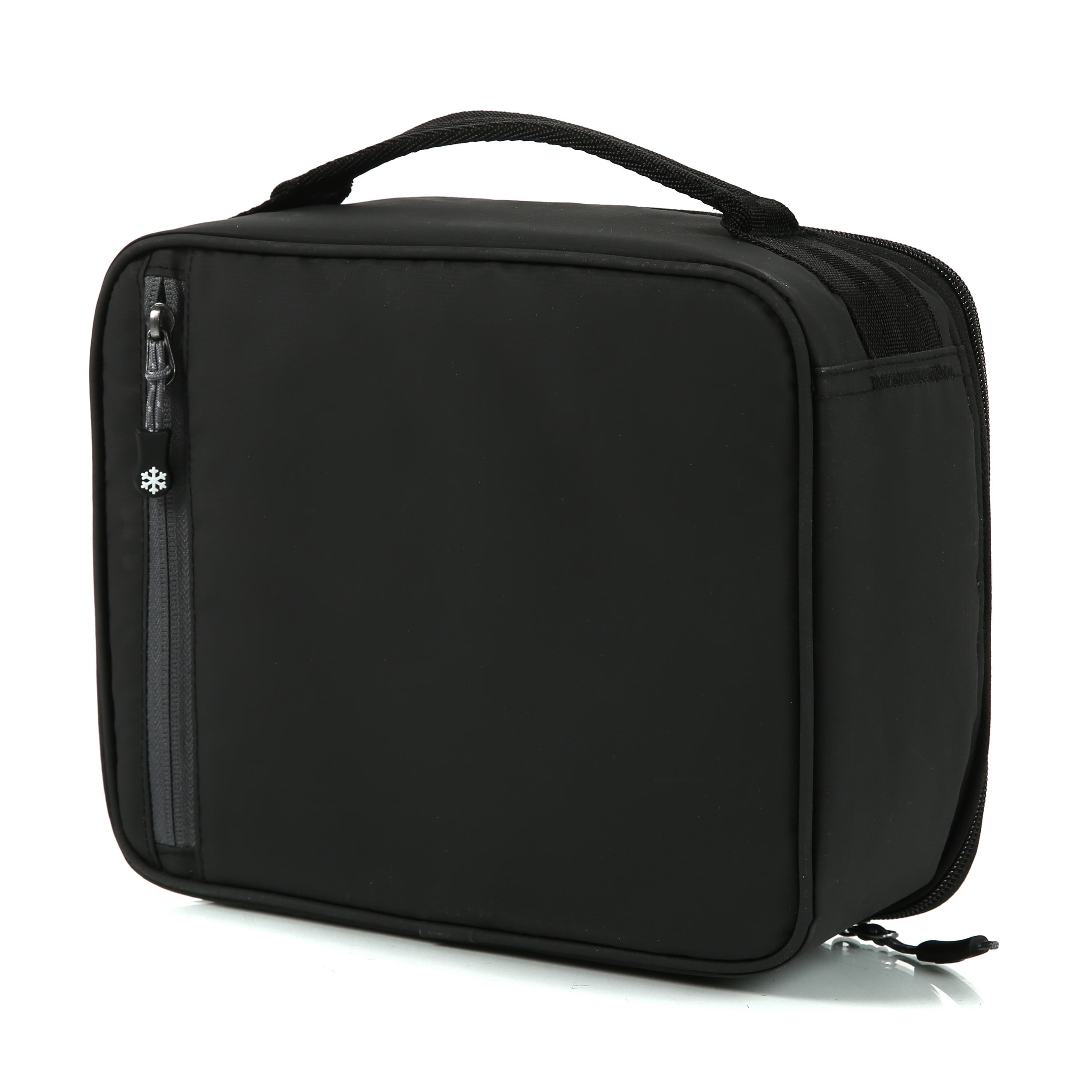 Titan by Arctic Zone Fridge Cold Horizontal Insulated Lunch Box with Reusable Ice Walls - Black Ice