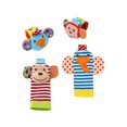 thumbnail image 1 of Juego de calcetines de buscador de pies de sonajero de muñeca suave para bebé, juguetes infantiles de peluche de algodón y felpa, regalo de nacimiento de vacaciones de cumpleaños oso de fresa  Electrónica, 1 of 4