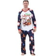 thumbnail image 2 of Sokhug Family Christmas PJs Matching Sets, Cute Holiday Pajamas Printed Top and Pants, Xmas Jammies for Couples/Men/Women, 2 of 4