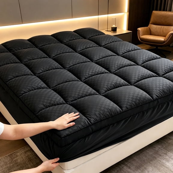 Comfortable bare sleep mattress protector,with soft and skin friendly fabric, breathable and moisture wicking, securely adheres to the mattress,durable and easy to wash without fading.