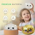thumbnail image 7 of CYFW Glitter Dumpling Squashy Mystery Box - Smile White and Gold Dumpling Squishes for Adults Teens Squeeze Basket Stuffers & Stocking Stuffers - 2 Pcs, 7 of 7