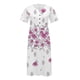 thumbnail image 4 of ICHUANYI Clearance Women Fashion Summer Casual Short Sleeve V-Neck Printing Dress Loose Dress(Pink, S) ICHUANYI WER2023080816187, 4 of 5