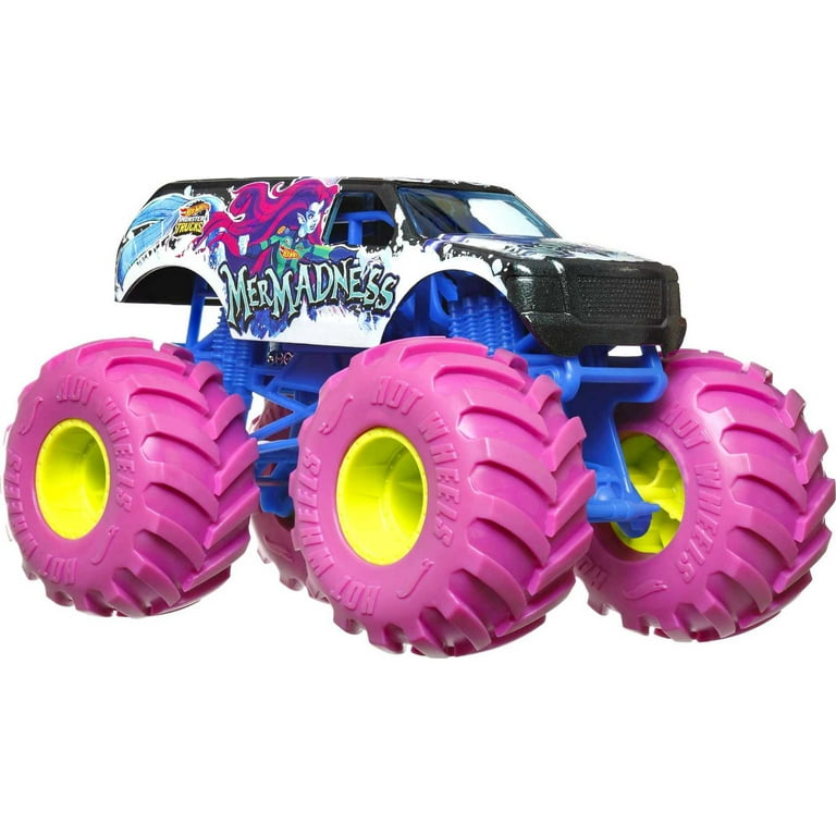 Hot Wheels Car Monster Trucks Big Foot Connect And Crash Car Collector  Edition Metal Diecast Model Cars Kids Toys Gift