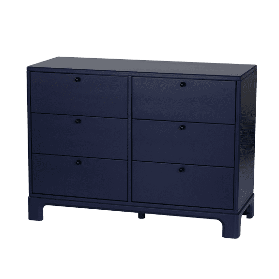Little Seeds Posey 6-Drawer Dresser , Deep Blue