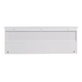 thumbnail image 7 of Tcbosik 38.58" Wall Mounted Coat Rack with 4 Hooks – Entryway Storage Organizer with 3 Cubbies for Coats, Hats, Bags, MDF Construction, White, 7 of 7