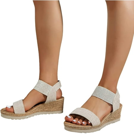 

Summer Women S Wedge Sandals Black Dressy Open-Toe Sandals Ankle Strap Hollowed Out Casual Sandals Beach Shoes Roman Retro Sandals