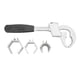 thumbnail image 3 of Llave para grifo de fregadero, llave para fregadero multifuncional, llave para fregadero ajustable, llave para fontanería de baño fabricada con cuidado, 3 of 8