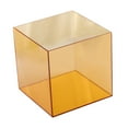 thumbnail image 5 of Kokiya Display Case Clear Storage Cube Organizer Storage Bin Display Stand for Doll Orange, 5 of 9