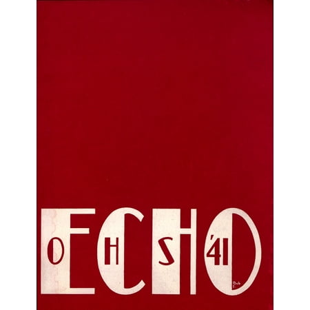 (Custom Reprint) Yearbook: 1941 Ontario High School - Echo Yearbook (Ontario NY)