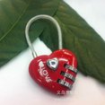 thumbnail image 1 of Cerradura de pareja para el día de San Valentín, cerradura de cobre ABS con haz largo, contraseña de alambre, cerradura de amor, 1 of 6