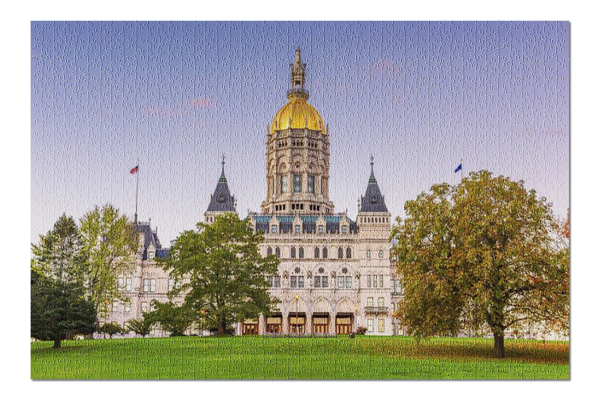 Hartford Connecticut State Capitol With Gold Dome Purple Sky 9030179 20x30 Premium 1000 Piece Jigsaw Puzzle Made In Usa Walmart Com Walmart Com