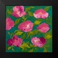 thumbnail image 2 of Maria, Robin 12x12 Black Modern Framed Museum Art Print Titled - Bunch of Flowers II, 2 of 5