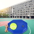 thumbnail image 4 of Ccdes Tennis Training Ball,Tennis Ball Back Trainer,Tennis Ball Back Base Trainer Set with Rubber Elastic Rope for Single Person Practice, 4 of 8