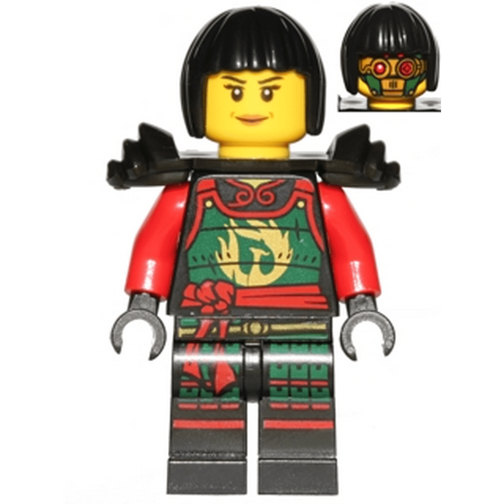 LEGO Ninjago Samurai X (Nya) Possession, Black Bob Cut Hair Minifigure