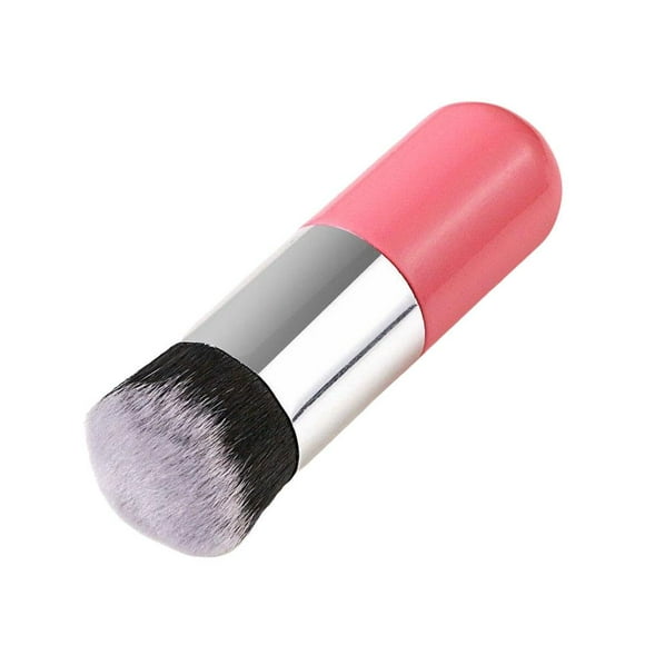 Brocha suave para base, brocha grande y suave para maquillaje, color crema Kabuki