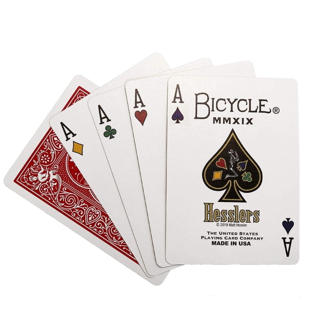 Cartas de Juego Bicycle Hessler's Estándar Dorso Rojo