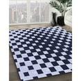 thumbnail image 3 of Ahgly Company Machine Washable Indoor Rectangle Transitional Night Blue Area Rugs, 2' x 3', 3 of 7