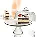 thumbnail image 5 of Anchor Hocking Ensemble de Gâteau Monaco, STD, Cristal, 5 of 5