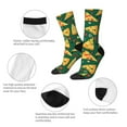 thumbnail image 3 of Pofeuu Pizza Print Crew Socks, Adult Running Hiking Socks for Youth and Adult, 3 of 6