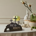 thumbnail image 6 of The Empty Tomb Easter Scene and Cross Decoration, He is Risen Jesus Resurrection Decor Wooden Easter, Jesus Tomb He Has Risen Easter Party Table Decor, Jesus Tomb Easter Kit Display Easter Gifts A, 6 of 9