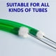 thumbnail image 5 of Cepillo flexible de limpieza de tuberías de doble extremo de 78,74 pulgadas | Acero inoxidable con cerdas giratorias | Incluye cepillo de esquina de 7 pulgadas para tanques, acuarios y tuberías, 5 of 6
