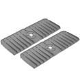 thumbnail image 1 of Unique Bargains 2 Pack Kitchen Sink Splash Guard, 14.5' x 5.3' Faucet Water Catcher Mat for Kitchen Countertop Grey, 1 of 5