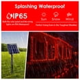 thumbnail image 3 of Guirnalda de luces solares BHCLIGHT 200 LED, 24 m, 2 unidades, color rojo, 3 of 9