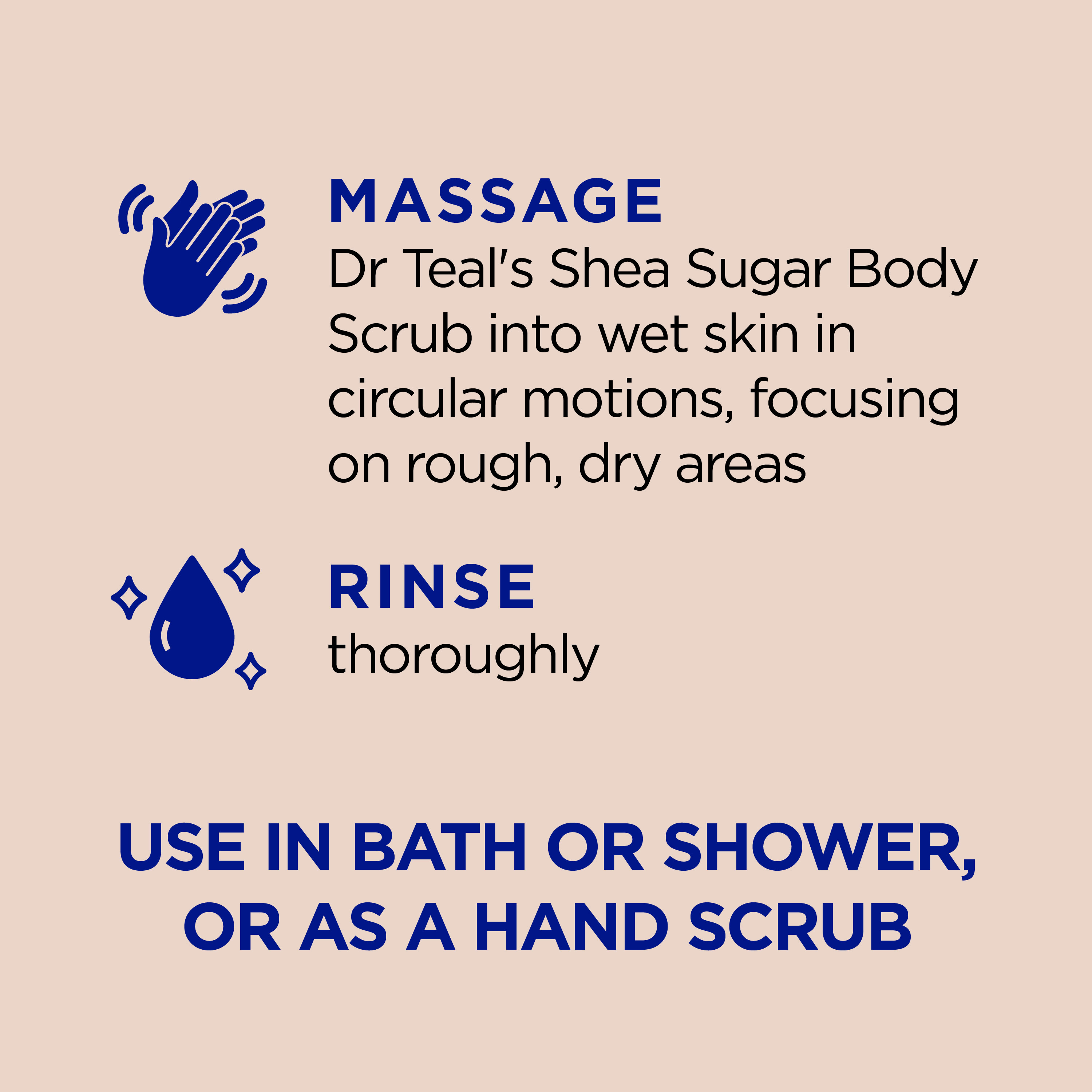 Dr Teal's Shea Sugar Body Scrub with Essential Oils photo 3