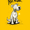 Funny Dog, variant on Qisvanset Bunny Carrots Flowers Canvas Wall Art 15.75x11.81 Inches