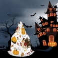 thumbnail image 6 of Honeii Happy Thanksgiving Print Poncho Cape, Cloak Coat, Snuggly Hooded Wearable Blanket, Hooded Cape For Teenagers,Halloween Costumes-Small, 6 of 7