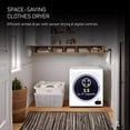 thumbnail image 4 of Equator Compact Vented Dryer, 3.5 cu. ft., 13 lbs Capacity, 110V, Digital Bottom Control, Sensor Dry Technology, 4 of 36