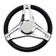 thumbnail image 5 of Volante Universal, accesorios para barcos, duradero, vehículos acuáticos, 350mm para yates, marinos, barcos, pontones, lanchas rápidas Salvador Volante, 5 of 9