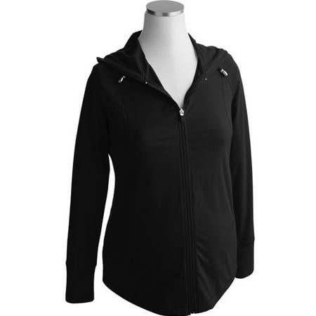 Maternity Long-Sleeve Zip Hoodie