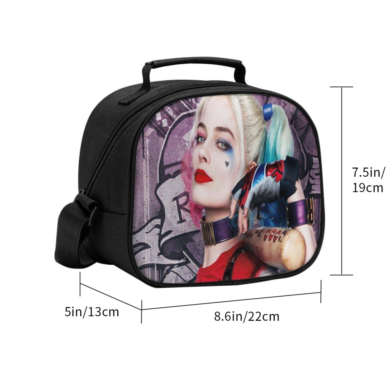 Neoprene Lunch Bag Harley Quinn Best Lunch Box/Lunch Tote Bags 