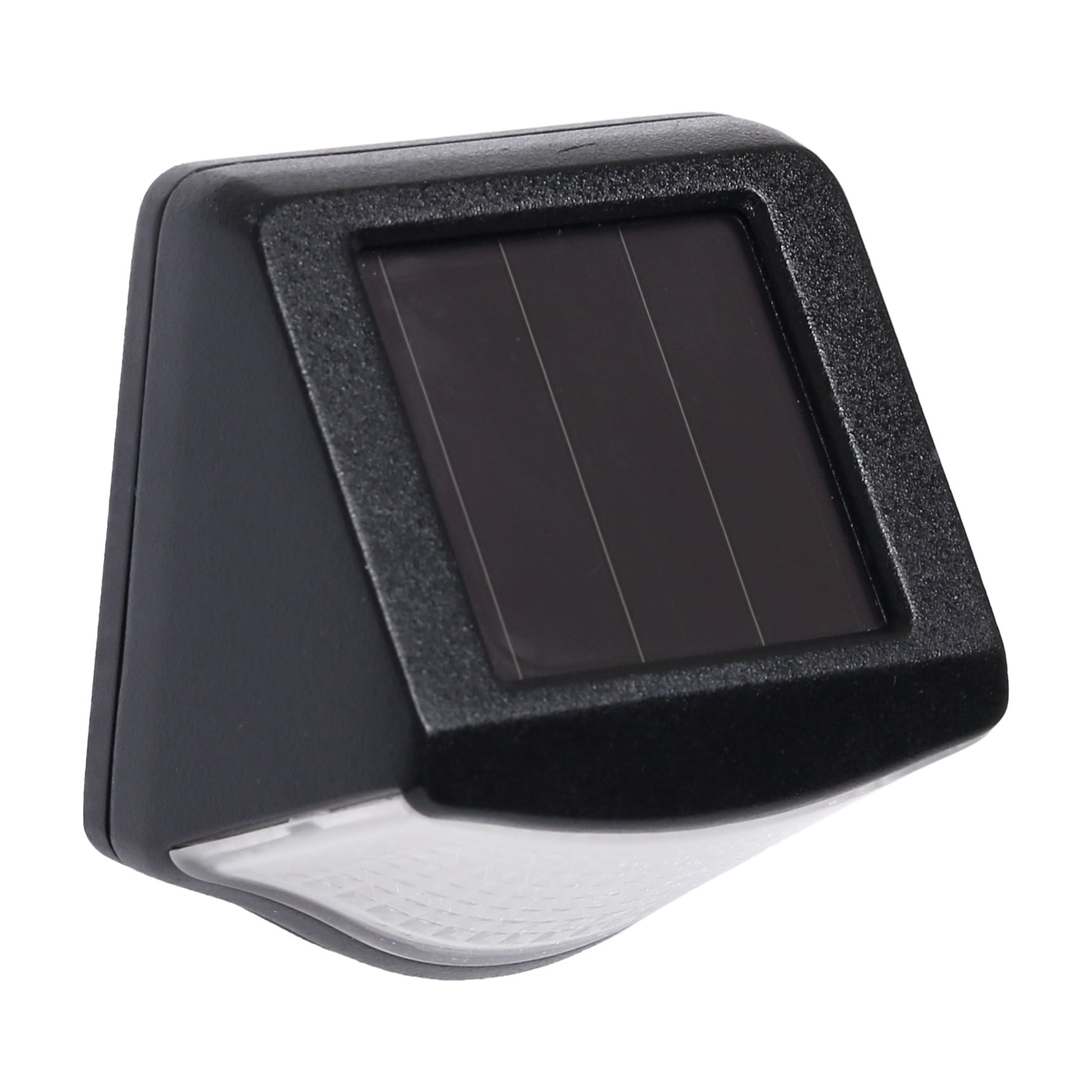 (5 pack) Mainstays 2-Count Solar Powered Black Wall Mountable LED Step Light, 3 Lumens