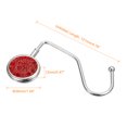 thumbnail image 2 of Monedero Gancho Colgador Metal Portátil para Mesa Limpiador Mujer Almacenamiento Decoración Rojo, 2 of 5