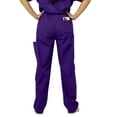 thumbnail image 2 of Panda Uniform by HeedFit Unisex Drawstring Scrub Pants – Purple, 3XL, 2 of 3