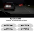 thumbnail image 4 of Car Door Stickers, 4Pcs Self Adhesive Car Door Reflective Warning Decal  Strip Stickers Sign, 4 of 8